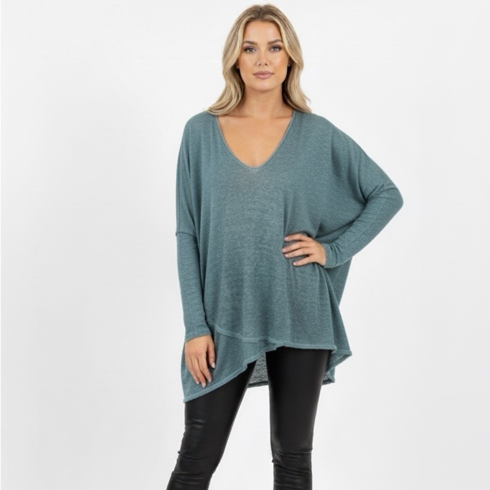 Pete & Greta tunic top linen size xsmall oversized
